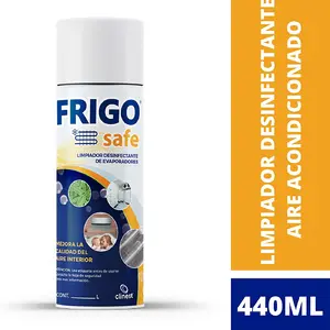 Frigo Safe Aerosol - Limpiador Desinfectante Aire Acondicionado