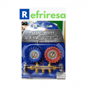 Juego de Manometros para Refrigeracion UNIWELD