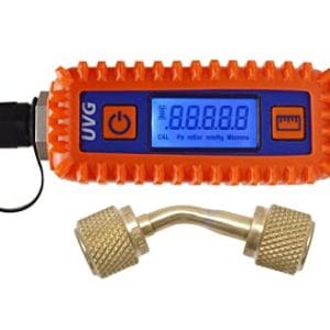 Uniweld UVG - Medidor de vacío digital y adaptador.